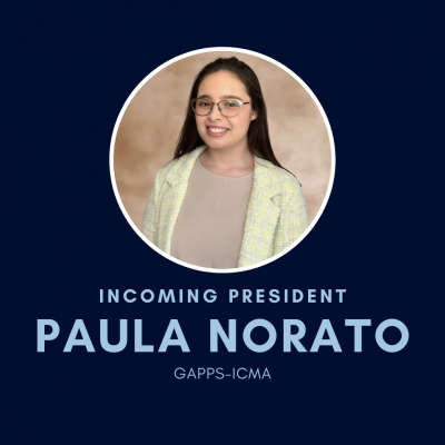 incoming president Paula Norato gapps-icma