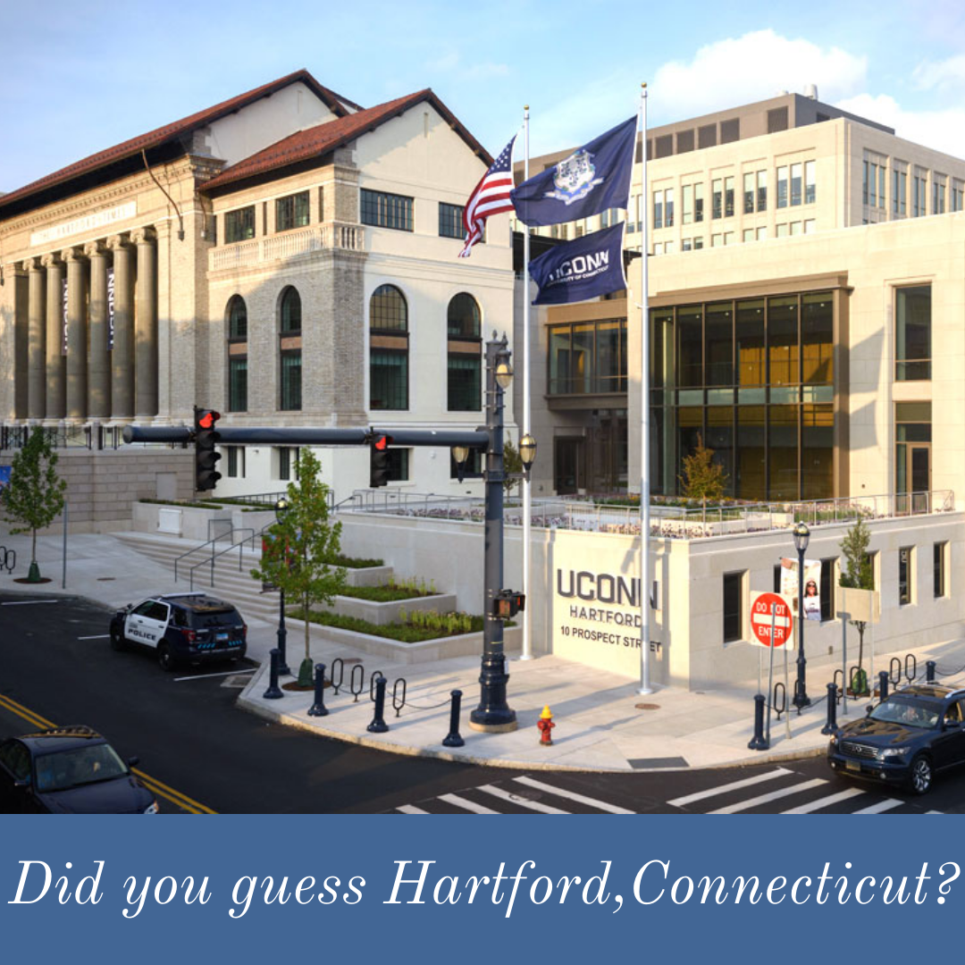 Did you guess Hartford, Connecticut?