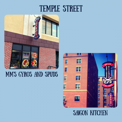 Temple Street: MM's Gyros and Spuds / Saigon Kitchen