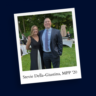 Photo of Stevie Della-Giustina, MPP '20 and his mom